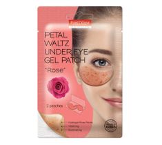 Purederm Petal Waltz Under Eye Gel Patch wegańskie płatki pod oczy Róża (2 szt.)