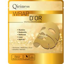Qiriness Wrap D'Or maska rozświetlająca z 24K złotem 27g