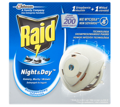 Raid Night&Day elektrofumigator przeciw owadom (1 szt.)