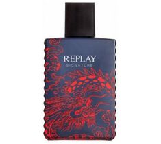 Replay Signature Red Dragon For Man woda toaletowa spray 50ml