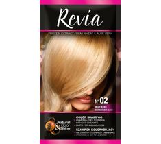 Revia – Szampon koloryzujący do włosów nr 02 Rozświetlony Blond (1 op.)