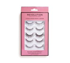 Makeup Revolution – 5 Pack Mixed Wispy Lashes ( 1 op.)