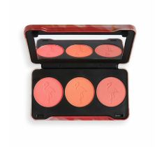 Makeup Revolution–  Paleta róży Flamingo Mini (1 szt.)