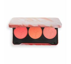 Makeup Revolution–  Paleta róży Flamingo Mini (1 szt.)