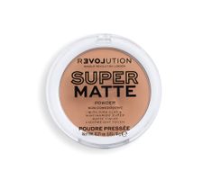 Makeup Revolution Super Matte Pressed Powder Puder matujący Tan (6 g)