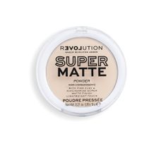 Makeup Revolution Super Matte Pressed Powder Puder matujący Translucent (6 g)