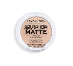 Makeup Revolution Super Matte Pressed Powder Puder matujący Vanilla (6 g)