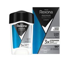 Rexona Men Maximum Protection Clean Scent bloker potu w kremowym sztyfcie dla mężczyzn (45 ml)