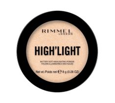 Rimmel High'light Buttery-Soft Highlighting Powder rozświetlacz do twarzy 001 Stardust (8 g)