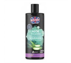 Ronney Aloe Ceramides Professional Shampoo Nourishing nawilżający szampon do włosów suchych i matowych (300 ml)