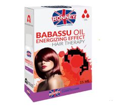 Ronney Babassu Oil Energizing Effect energetyzujący olejek do włosów farbowanych i matowych (15 ml)