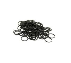 Ronney Elastic Band gumki silikonowe do włosów Czarne RA 00336 (100 g)