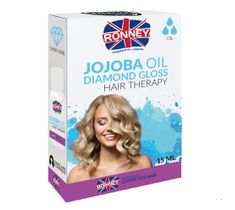 Ronney Jojoba Oil Professional Hair Diamond Gloss nabłyszczający olejek do włosów (15 ml)