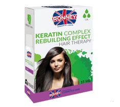 Ronney Keratin Complex Rebuilding Effect odbudowujący olejek do włosów z kompleksem keratynowym (15 ml)