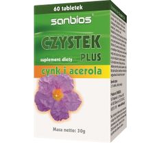 Sanbios Czystek Plus suplement diety 60 tabletek