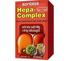 Sanbios Hepa-Complex ochrona wątroby i dróg żółciowych suplement diety 60 tabletek