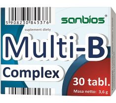 Sanbios Multi-B Complex suplement diety 30 tabletek