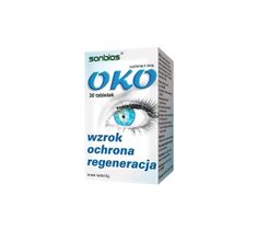 Sanbios Oko wzrok ochrona regeneracja suplement diety 30 tabletek