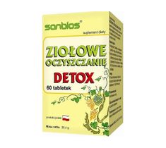 Sanbios Ziołowe Oczyszczenie Detox suplement diety 60 tabletek