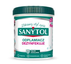 SANYTOL Odplamiacz dezynfekujący w proszku do białych i kolorowych tkanin 450g