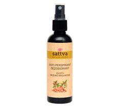 Sattva Ayurveda Anti-Perspirant naturalny antyperspirant w spray'u Drzewo Arganowe 80ml