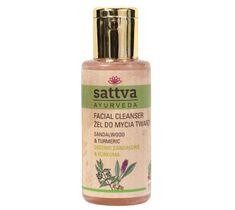 Sattva Facial Cleanser żel do mycia twarzy Sandalwood & Turmeric (100 ml)