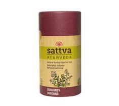 Sattva Natural Herbal Dye for Hair naturalna ziołowa farba do włosów Burgundy 150g