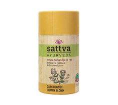 Sattva Natural Herbal Dye for Hair naturalna ziołowa farba do włosów Dark Blonde (150 g)