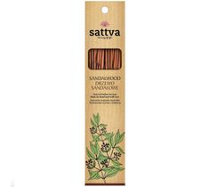 Sattva Natural Indian Incense naturalne indyjskie kadzidełko Drzewo Sandałowe (15 szt.)