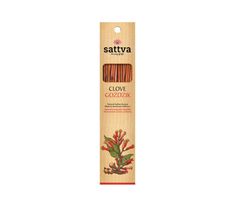 Sattva Natural Indian Incense naturalne indyjskie kadzidełko Goździk 15szt