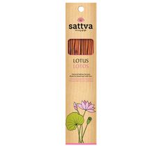 Sattva Natural Indian Incense naturalne indyjskie kadzidełko Lotos (15 szt.)