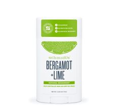 Schmidt's Natural Deodorant naturalny - dezodorant w sztyfcie Bergamotka & Limonka (58 ml)