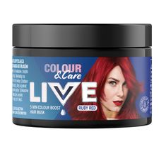 Schwarzkopf Live Colour&Care 5 minutowa koloryzująca i pielęgnująca maska do włosów Ruby Red 150ml