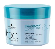 Schwarzkopf Professional BC Bonacure Hyaluronic Moisture Kick Treatment nawilżająca maska do włosów normalnych i suchych (200 ml)
