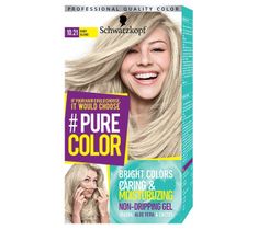 Schwarzkopf Pure Color farba do włosów w żelu nr 10.21 Baby Blond