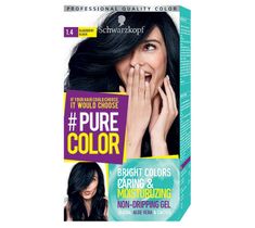 Schwarzkopf Pure Color farba do włosów w żelu nr 1.4 Blueberry Black