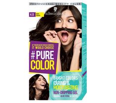 Schwarzkopf Pure Color farba do włosów w żelu nr 4.0 Dark Brown