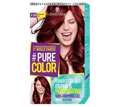 Schwarzkopf Pure Color farba do włosów w żelu nr 6.88 Raspberry Red
