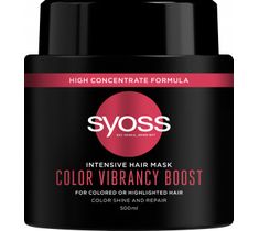 Syoss Intensive Hair Mask Color Vibrancy Boost intensywnie regenerująca maska do włosów farbowanych i rozjaśnianych (500 ml)