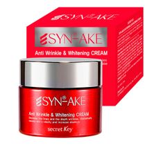 Secret Key Syn-Ake Anti Wrinkle & Whitening Cream rozjaśniający krem przeciwzmarszczkowy do twarzy (50 ml)