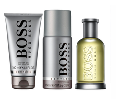 Hugo Boss Zestaw Bottled woda toaletowa 100ml + dezodorant 150 ml + żel pod prysznic 100ml (1 szt.)