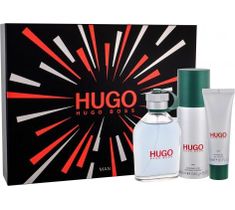 Hugo Boss – Zestaw Hugo Man woda toaletowa 125ml+dezodorant 150ml+żel pod prysznic 50ml (1 szt.)