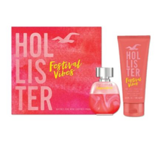 Hollister Festival Vibes For Her zestaw woda perfumowana spray (50ml) + balsam do ciała (100ml)