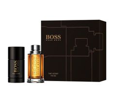 Hugo Boss – The Scent For Man zestaw woda toaletowa 50 ml+dezodorant sztyft 75 ml (1 szt.)