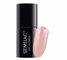 Semilac Base Extend 5w1 804 Glitter Soft Beige – lakier hybrydowy (7 ml)