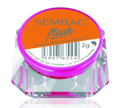 Semilac Pyłek do paznokci Flash Efekt Neon 675 Orange (1 szt.)
