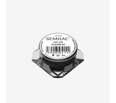 Semilac Gel Only One Clear 01 –  żel do paznokci (5ml)