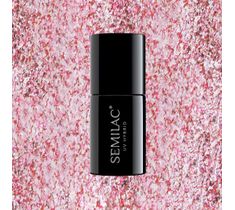 Semilac 295 Peach Pink Shimmer – lakier hybrydowy(7 ml)