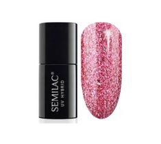 Semilac 296 Intense Pink Shimmer – lakier hybrydowy (7 ml)