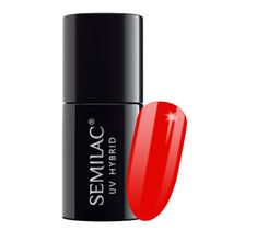 Semilac 317 Neon Red Valentine – lakier hybrydowy (7 ml)